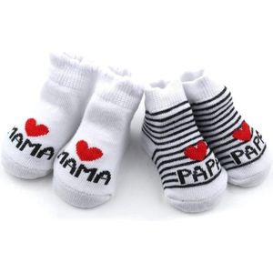 Ibenzoa® Schattige katoenen babysokken met liefdevolle patronen voor comfort en warmte