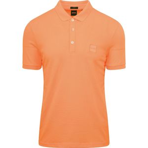 BOSS - Passenger Polo Oranje - Slim-fit - Heren Poloshirt Maat 4XL