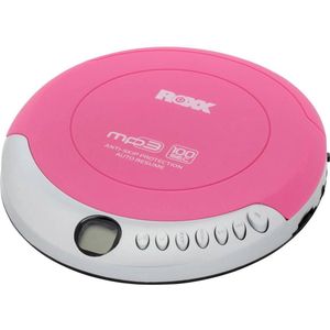 Roxx PCD 501 pink Discman CD, CD-R, CD-RW, MP3 Pink, Zilver