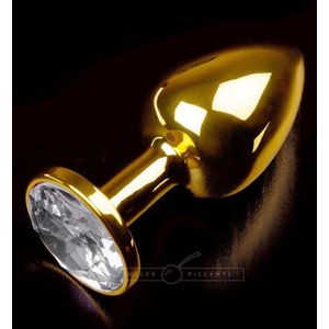 Dolce Piccante Buttplug Jewellery Gold Small Diamond - goudkleurig