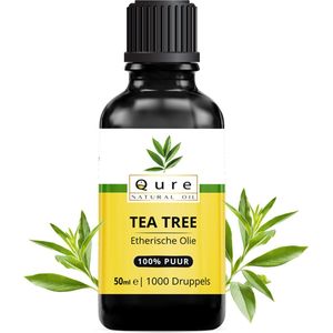 Tea Tree Olie 50ml | Etherische Tea Tree Olie van Therapeutische Kwaliteit | Biologisch | 100% Puur & Onbewerkt | Aromatherapie | Essential Tea Tree Oil