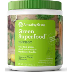 Amazing Grass Green Superfood Energy - Energieshot - Lemon & Lime 210 gram