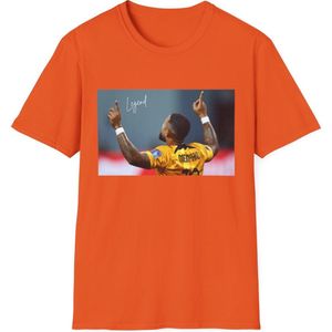 EK MERCH - Legend Memphis Depay - MAAT M (Maat S-2XL beschikbaar) - EK Voetbal 2024 - T shirts - Unisex T-shirt - Oranje shirts - Support Nederland met dit Voetbal shirt