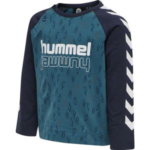 Hummel - hmlTHUNDER T-shirt L/S - Biologisch Katoen - Voor Babyjongens - Lange Mouwen