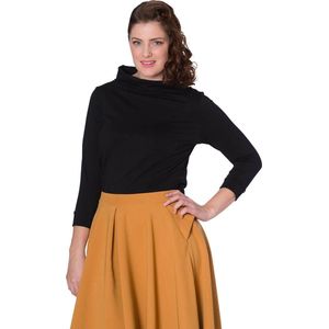 Dancing Days - KATY Longsleeve top - 2XL - Zwart