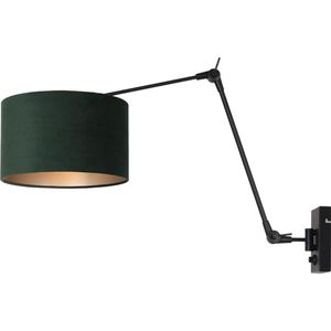 Steinhauer wandlamp Prestige chic - zwart - metaal - 8121ZW