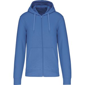 Kariban Ecologische herensweater met capuchon en ritssluiting K4030 - Light Royal Blue