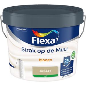 Flexa - Strak op de Muur Binnen Muurverf Mat - G0.16.68 - Mengverf - 2.5 Liter