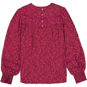 GARCIA Dames Blouse Roze - Maat XS