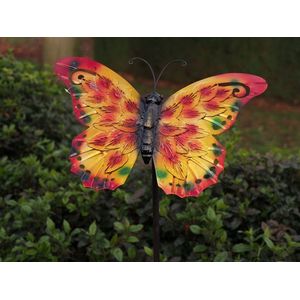 Tuinsteker met grote vlinder