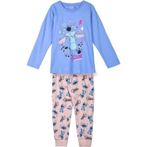 Disney - Stitch - Pyjama - Blauw en Roze - 100% Katoen