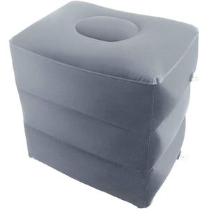 Ibenzoa® Comfortabele Opblaasbare Voetbank met Verstelbare Ondersteuning voor Reizen en Dagelijks Gebruik