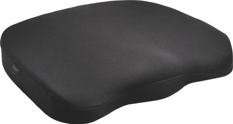 Kensington Ergonomische Stoelkussen van Traagschuim - Zwart