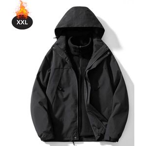 Livano Skipak - SkiBroek - Skijas - Ski Suit - Wintersport - Dames - Winter - Warm Fleece - Zwart - Maat XS