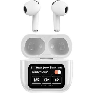Black Friday deal -Golden Generation draadloze oordopjes - Bluetooth oordopjes - Earbuds - Draadloze oortjes - Geschikt voor elke smartphone en laptop - Wit