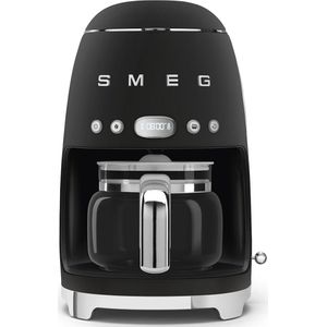SMEG DCF02BLMEU - Filterkoffiemachine - Mat zwart