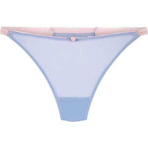 Hunkemöller Dames Lingerie String Roza - Blauw - maat XS