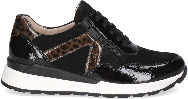 Caprice - 9-23737-45 Sneaker - Zwart Lak - Uitneembaar Voetbed