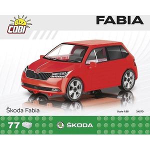 Cobi Bouwpakket Škoda Fabia Jongens Rood 77-delig