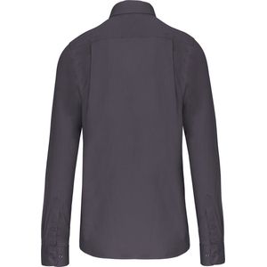 Kariban Heren poplin overhemd lange mouwen K541 - Zinc - 4XL