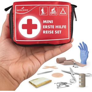 Mini EHBO-set 2025 - Waterdichte Noodset voor Outdoor en Reis, 31-delige Compacte Verbanddoos