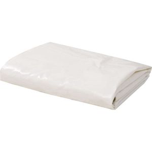 vidaXL Afdekzeil - Afdekzeilen - Zeildoek - Zeildoeken - Dekzeil 650 g/m² 5x6 m wit