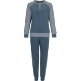 Pastunette - Pyjamaset - Blauw - Katoen/Polyester - Badstof
