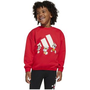 Adidas X Disney Mickey Mouse Sweatshirt Rood 12-24 Months Jongens,Meisjes
