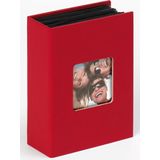 Walther Fun - Fotoalbum insteek - 100 foto's 10x15 cm - Rood - Linnenstructuur