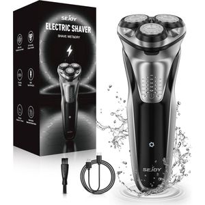 Draadloos Waterdicht Elektrisch Scheerapparaat voor Heren met Pop-up Trimmer