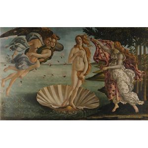 Botticelli - De geboorte van Venus (1000 stukjes, kunst puzzel)