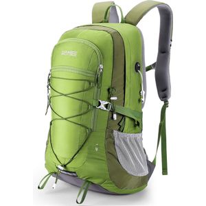 Wandelrugzak, 45 liter, waterdichte rugzak voor heren en dames, trekkingrugzak, reisrugzak, outdoorrugzak met reflecterende strepen, voor wandelen, fietsen, klimmen, bergbeklimmen en reizen