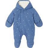 Vertbaudet - Babypakje - Denim - Volledig Bedrukt - Met Fleece Voering