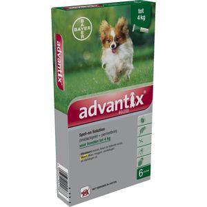 Advantix - Spot On 40/200 - Anti vlooienmiddel en tekenmiddel Hond - 6 pipetten