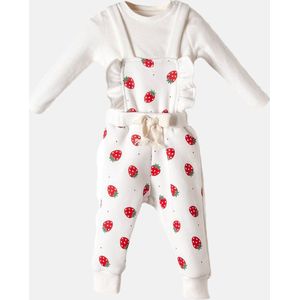 alisé Baby jumpsuit aardbei dessin 68 Ecru