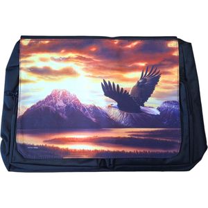 Sacred Vigil - Bald Eagle Messenger Bag Big