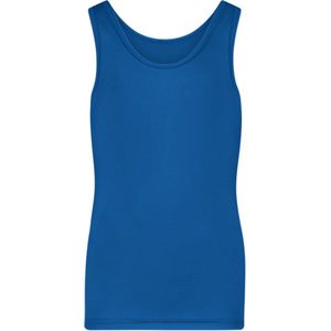 RJ Bodywear - Pure Color 2-pack Jongens Singlet Blauw - maat 146/152 - Blauw