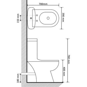 vidaXL-Toilet-met-stortbak-zwart