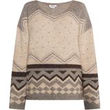 usha - FESTIVAL - Pullover - V-Ausschnitt - Stijlvol Strickmuster