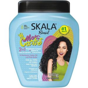 SKALA MAIS Cachos 2 in 1 hair treatment conditioner Haarcrème Unisex 1000 ml | hair leave in | For all type of curls | Curly Girl Approved.