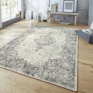 Vintage vloerkleed – Pleasure Groen/Zwart Vertou 120x170cm