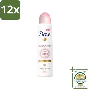 Dove - Deodorant - Spray Invisible Care - Onzichtbare bescherming - 250 ml - Voordeelverpakking - 12 stuks - Dove - Invisible Care