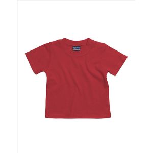 BabyBugz - Baby T-Shirt - Rood - 100% Biologisch Katoen - 74-80