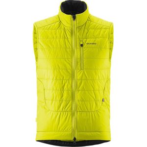 Heren - Gewatteerd Vest - Neongeel - 100% Polyester