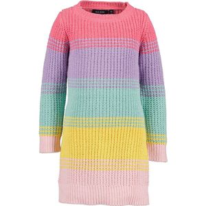 Blue Seven Jurkje Sweaterdress Blue Seven Regenboog Kids & Kind Meisjes Roze, Geel, Groen, Paars - Maat: 92