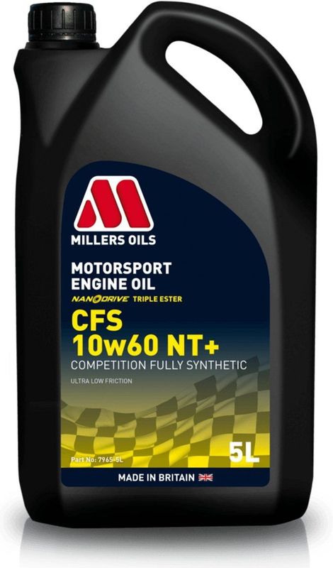 Millers CFS 10w60 NT+ Nanodrive | Motorsport olie | 5 liter