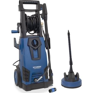 HYUNDAI hogedrukreiniger Deluxe set 2400 W - 180 bar - 5,5 L/min - automatische start-stopsysteem - zeer krachtig - Inc. terrasborstel en diverse accessoires
