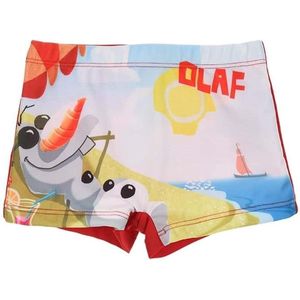 Rode zwembroek van Disney Frozen, Olaf maat 98