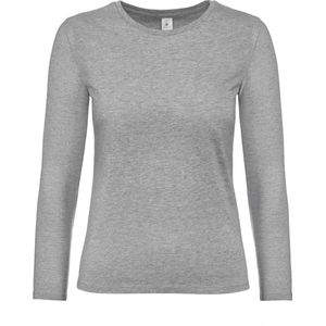 B&C #E190 Ladies' T-shirt long sleeve CGTW08T - Sport Grey - M