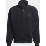 ADIDAS - Future Icons Small Logo Low Pile - Fleecevest - Zwart